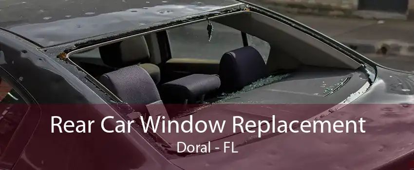 Rear Car Window Replacement Doral - FL