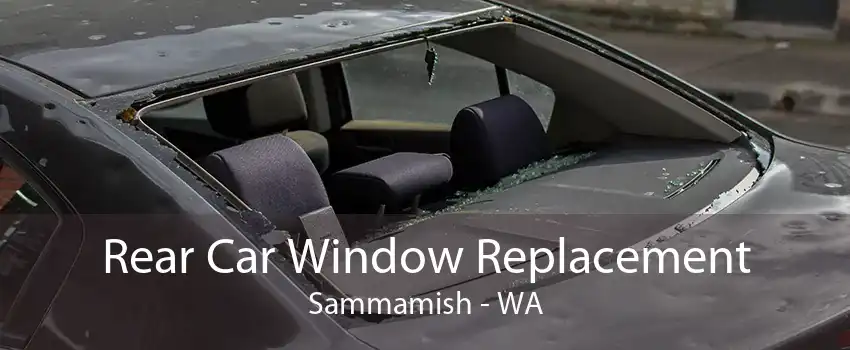 Rear Car Window Replacement Sammamish - WA