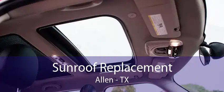 Sunroof Replacement Allen - TX