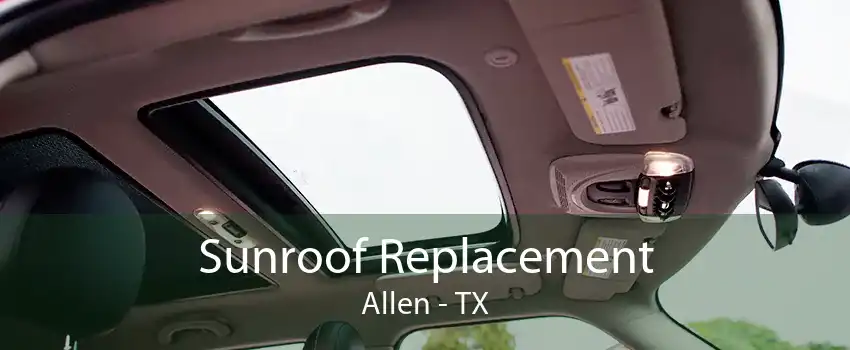 Sunroof Replacement Allen - TX