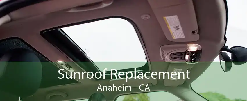 Sunroof Replacement Anaheim - CA