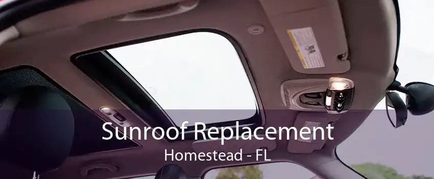 Sunroof Replacement Homestead - FL