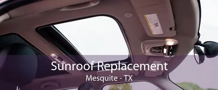 Sunroof Replacement Mesquite - TX