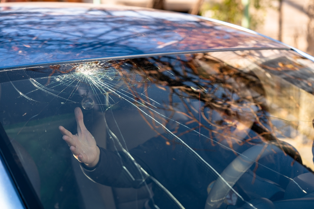 the most common types of road debris causing windshield damage